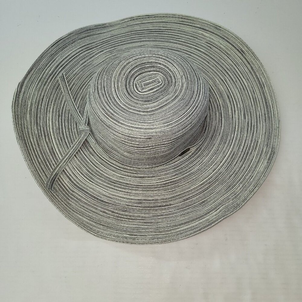 Karen Keith Hat‎ Womens Grey Sun Outdoor Floppy Wide Brim Beach Pool Gardening